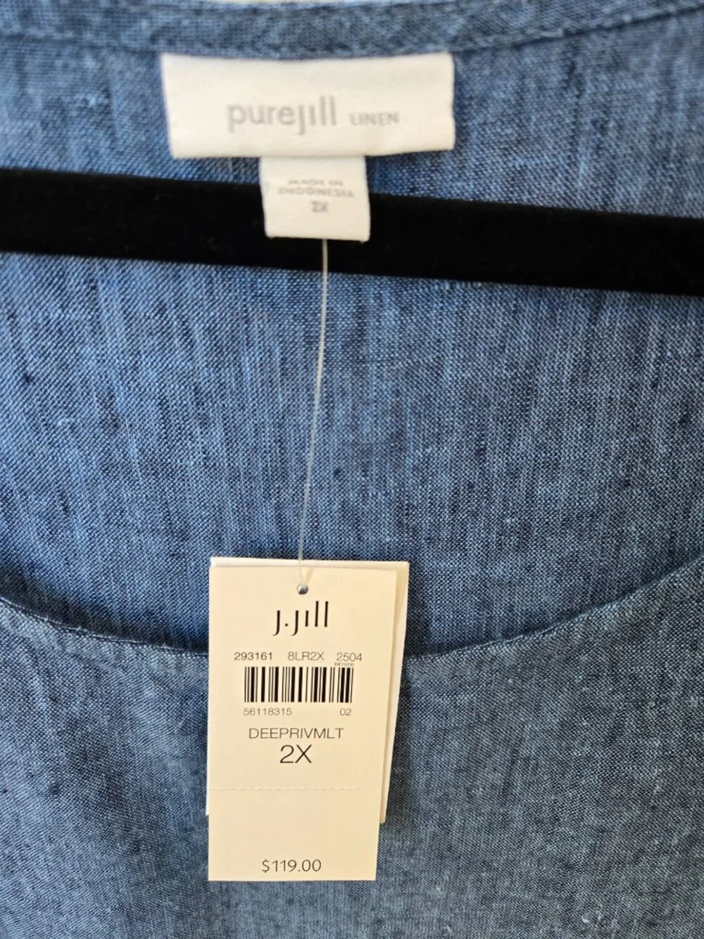 J. Jill Linen Dress, NWT - Picture 2 of 7